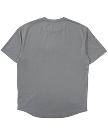 The Wild Tee in Stone Grey, soft modal cotton blend t-shirt with stretch – rear view
