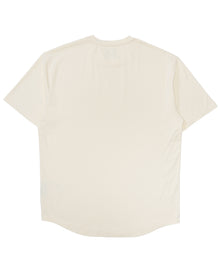 The Wild Tee in Bone, soft modal cotton blend t-shirt with stretch – rear view